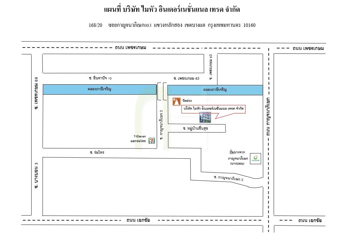 แผนที่บริษัท